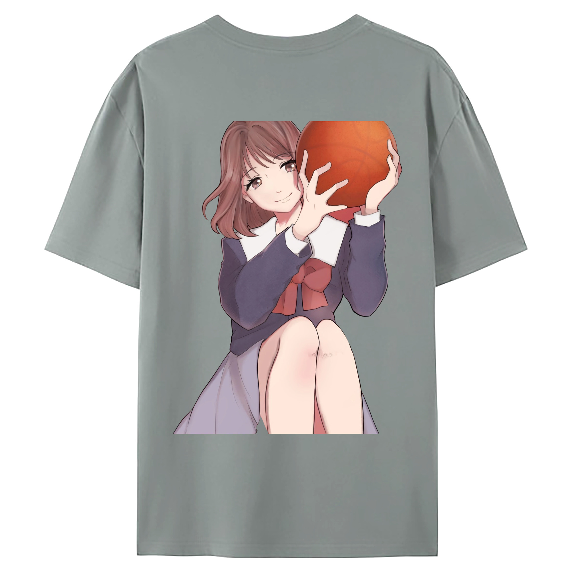 （画像用） SLAM DUNK／スラムダンク 綿100％ メンズ半袖Tシャツ（バックプリント） 通気性